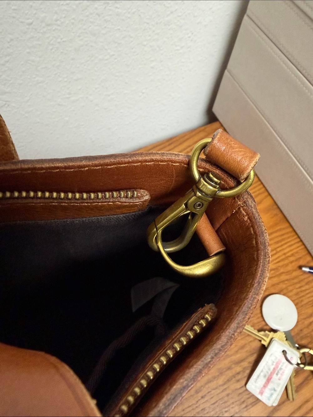 Madewell Transport Crossbody Brown Leather - Picture 6 of 8